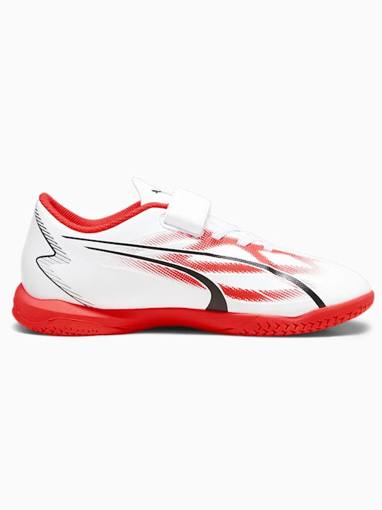 Puma Ultra Play Kids Indoor Soccer Shoes White