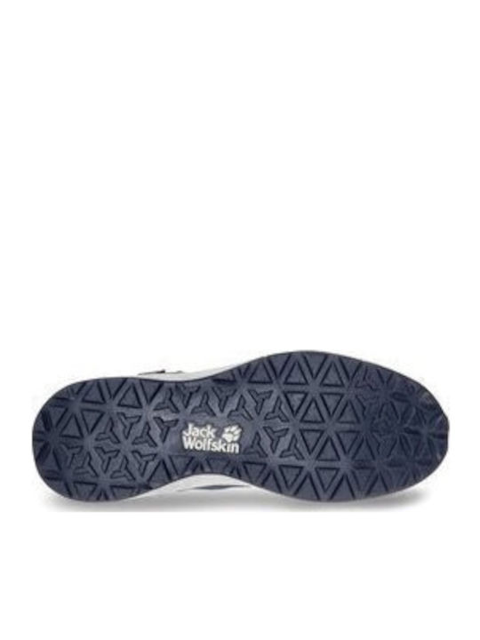Jack Wolfskin Woodland 2 Γυναικεία Ορειβατικά Μποτάκια Αδιάβροχα Γκρι
