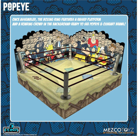 Mezco Toys Попай Popeye 5 Точки Фигура За Действие 9см