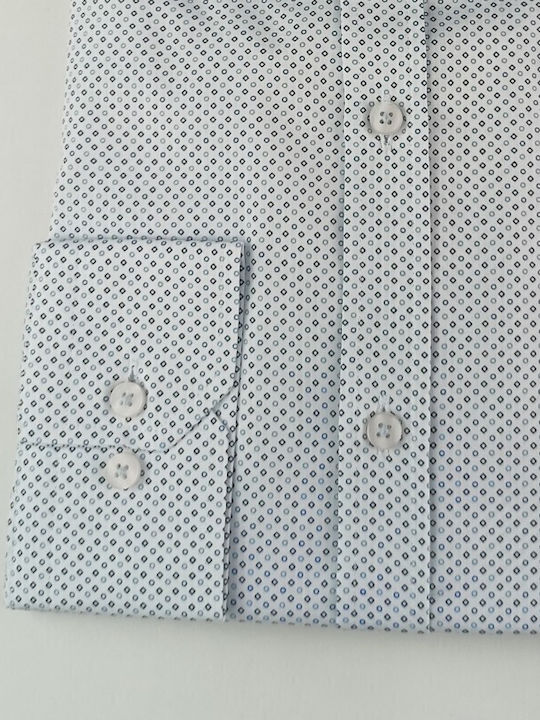 Long Sleeve Regular Fit Shirt in White.
