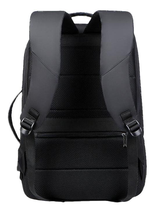 Playbags Collection Waterproof Backpack Laptop Bag 15.6" with USB Port in Black Color