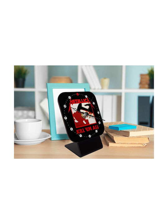 Koupakoupa Metallica Kill' Em All Επιτραπέζιο Ρολόι KP_1321_CLOCK-DESK-SQUARE
