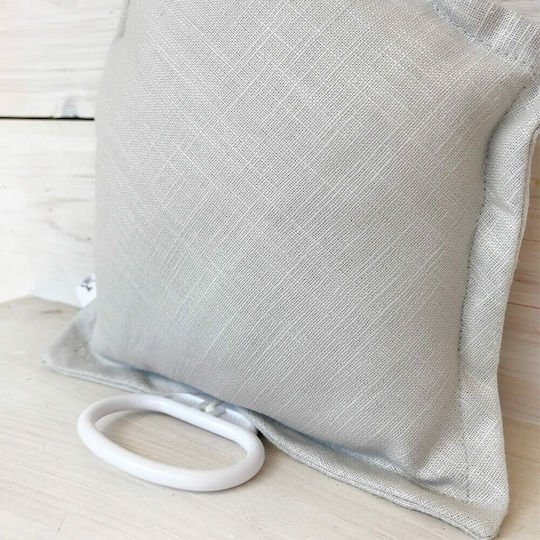 Crib Decorative Pillow with Music Gray 18x22cm