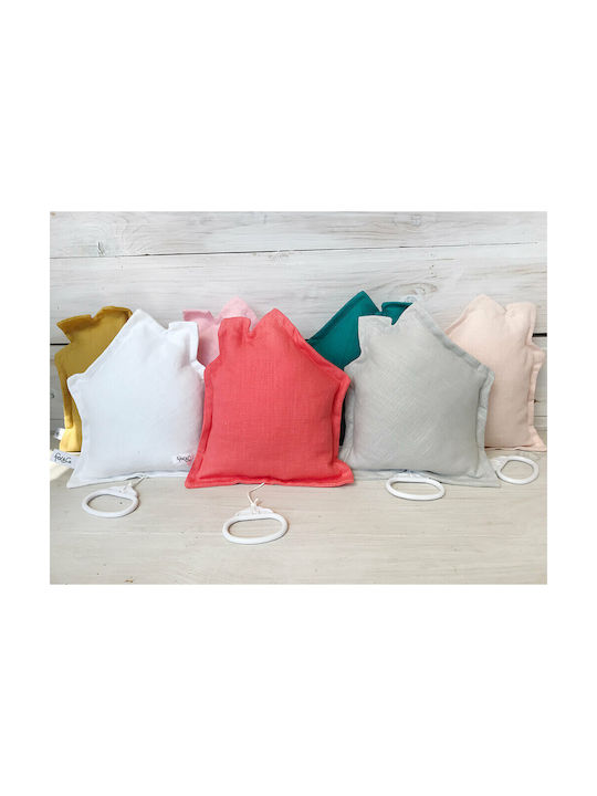 Crib Decorative Pillow with Music Green 18x22cm