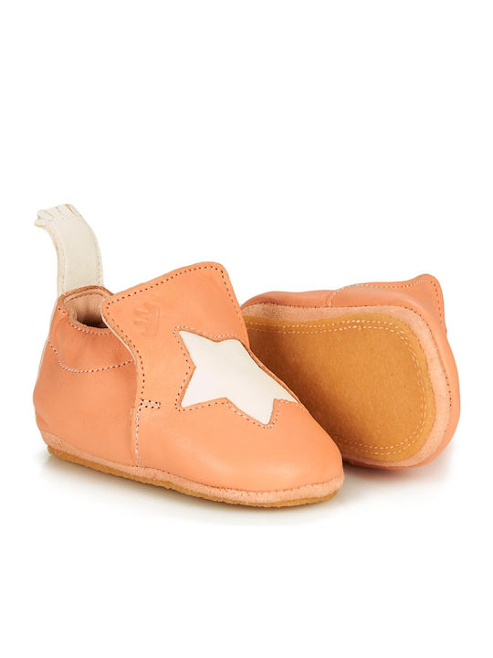 Easy Peasy Baby Hausschuhe Orange Blublu Etoile