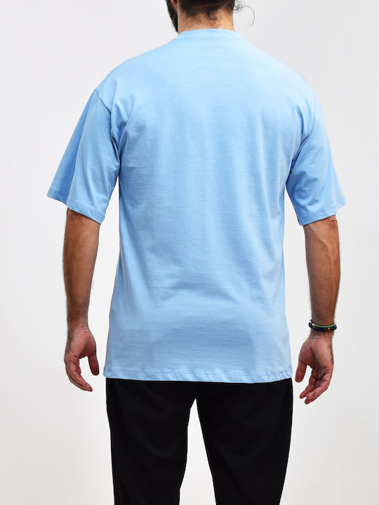 T-shirt Γαλάζιο