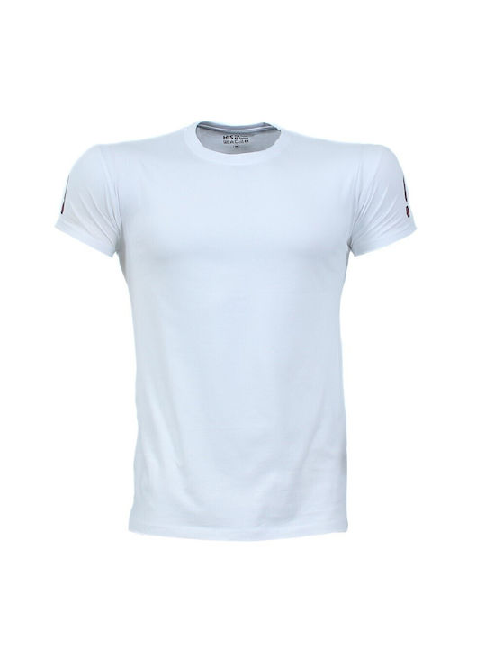 H&S Men's Short Sleeve T-shirt White