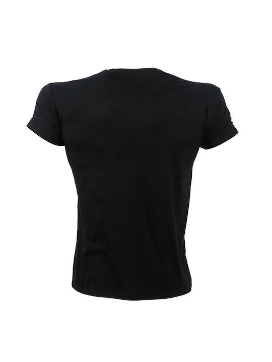 H&S Men's Athletic T-shirt Short Sleeve BLACK