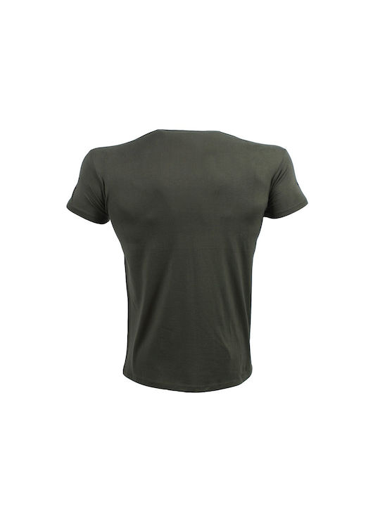 H&S Herren T-Shirt Kurzarm Khaki