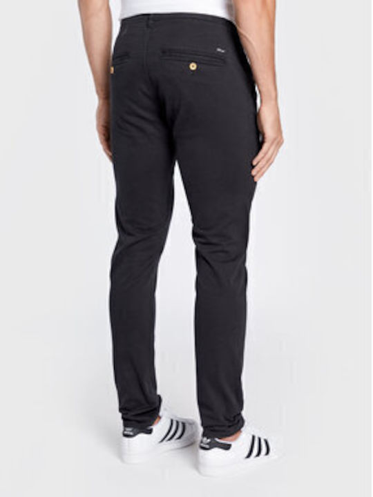 Trousers Elastic in Slim Fit Black