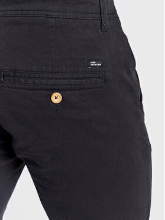 Trousers Elastic in Slim Fit Black