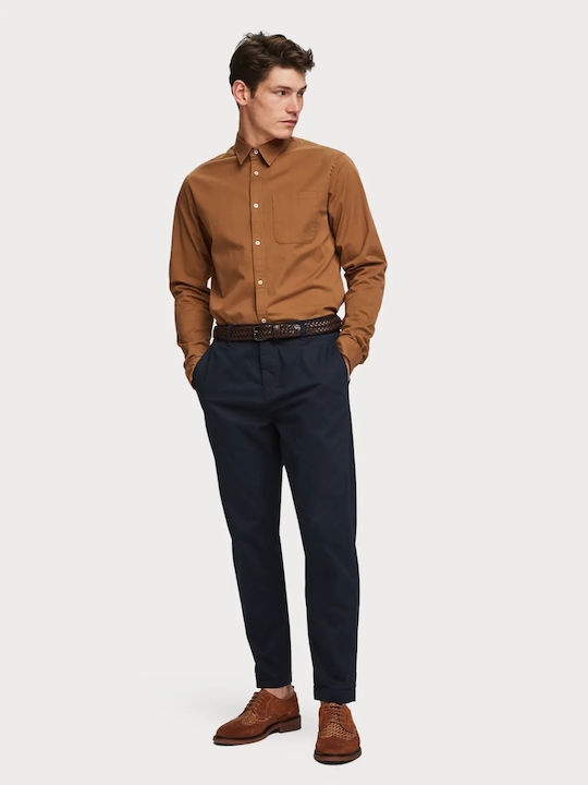 Fave Twill Trousers Chino Navy Blue
