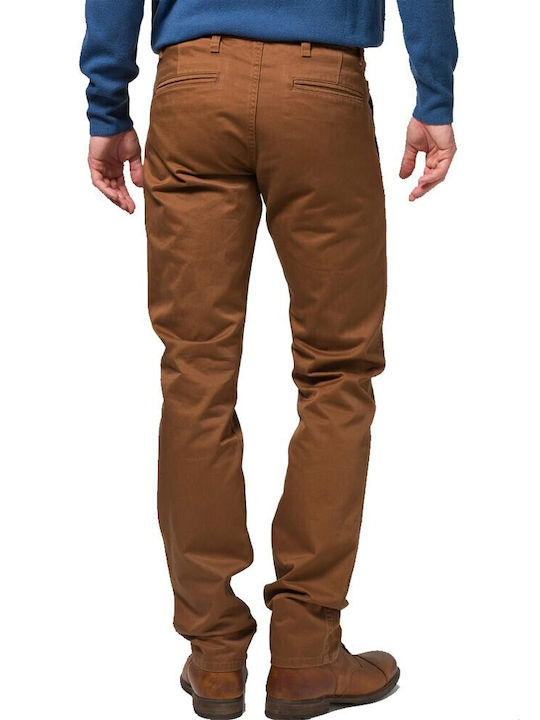 Beltipo Herrenhose Chino Braun