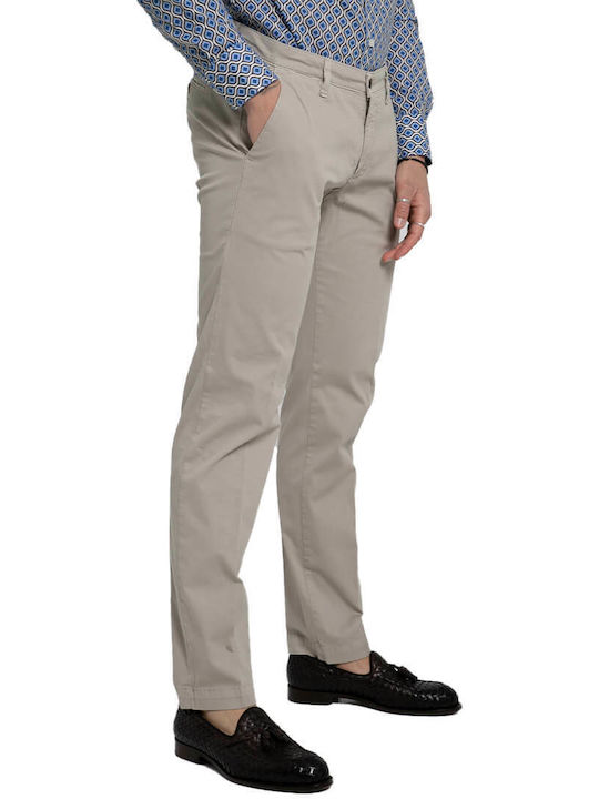 Men's Trousers Chinos Elastic Beige