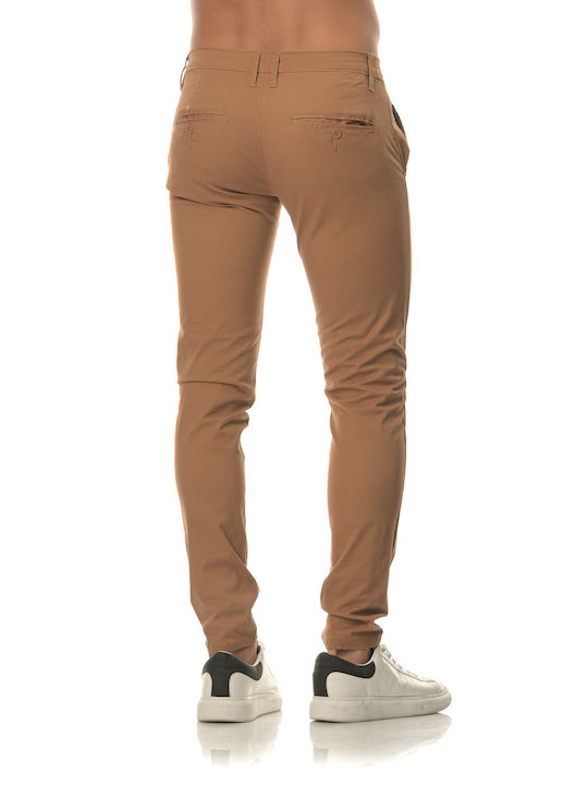 Beltipo Pantaloni pentru bărbați Chino cu Croială Slim Bej