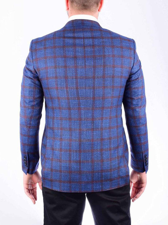 Montenapoleone Men's Suit Jacket Blue