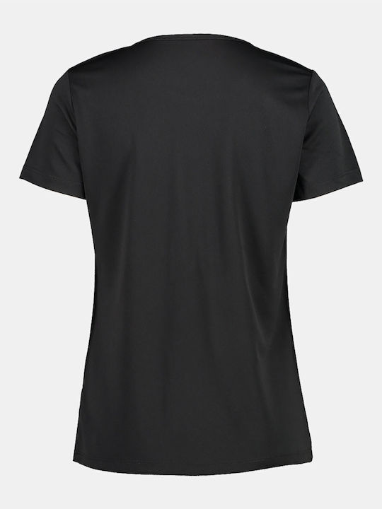 Women's Hiking T-shirt Fast Drying Black