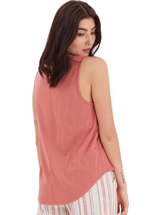 'sulla' Amanikh Women's Blouse Sleeveless Pink