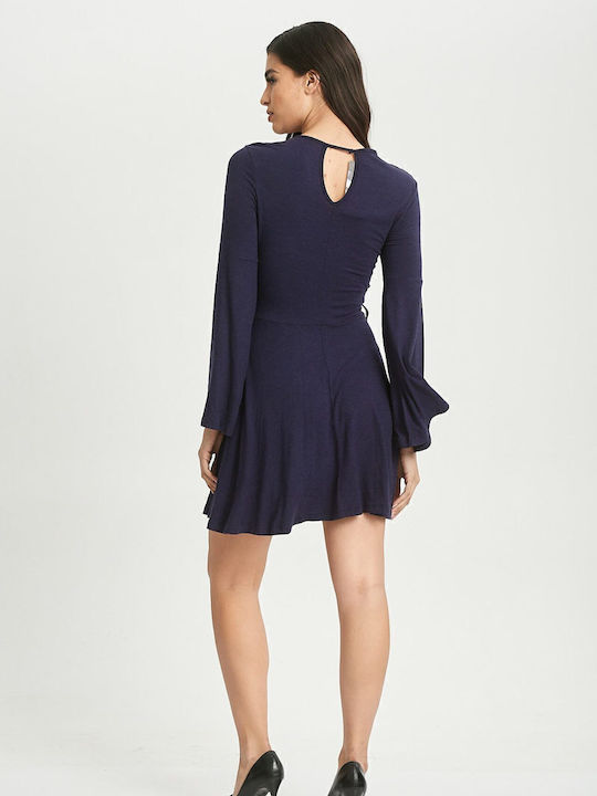 Rochie Mini De Seară Albastru Marin