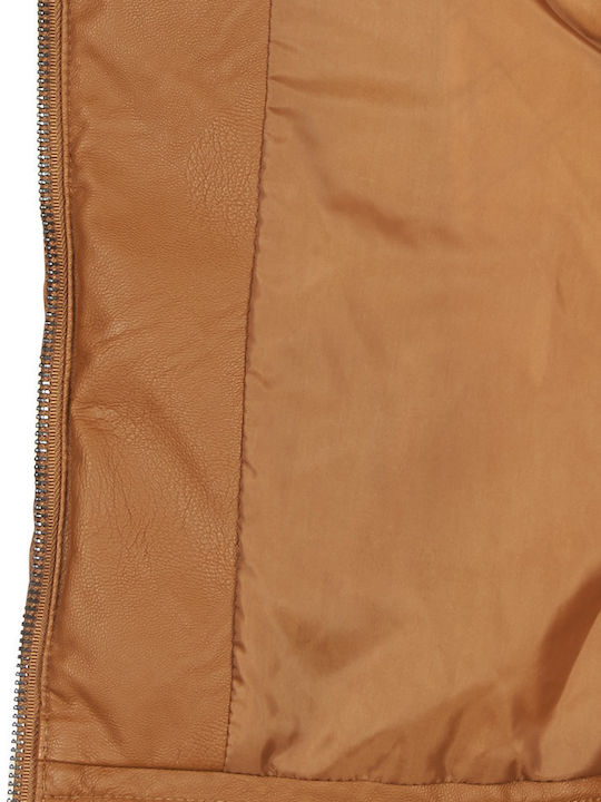 Puir Γυναικείο Biker Jacket Ταμπά
