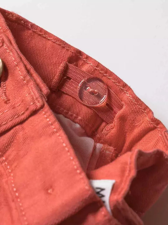 Kids' Denim Pants Orange Touch Sun