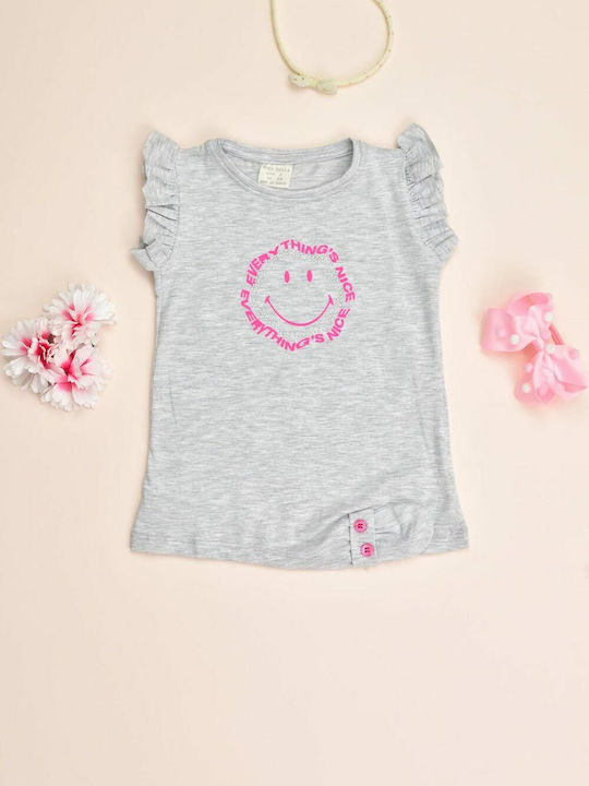 Potre Kids Blouse Sleeveless Gray