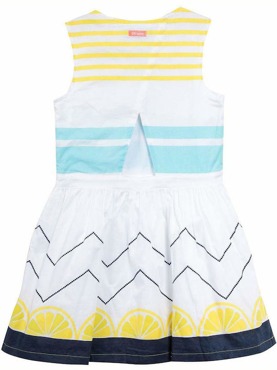 Catimini Pelican Dress Kids Dress Sleeveless White