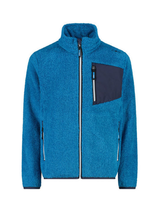 Kinderstrickjacke Fleece Danubio Mel. Highloft