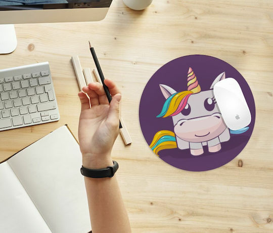 Mouse Pad Multicolour 200mm Unicorns Cube