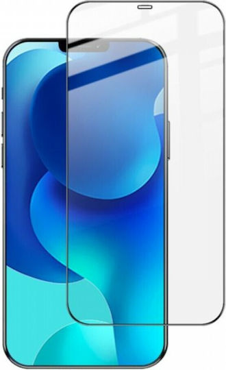 5D Full Face Tempered Glass Μαύρο (iPhone 13 mini)
