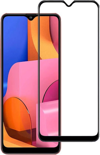 5D Full Face Tempered Glass Negru (Galaxy A20s)