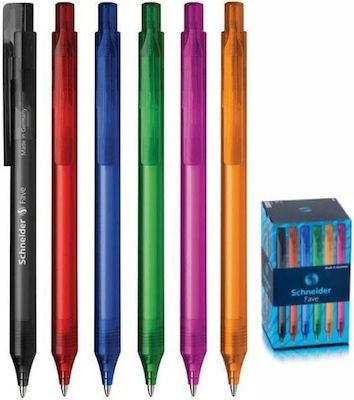 Schneider Fave Schneider Pen Ballpoint with Blue Ink (Μiscellaneous Colours)