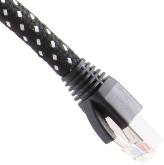 Atlas Cables U/UTP Cat.6a (Gigabit) Καλώδιο Δικτύου Ethernet 1.5m Μαύρο