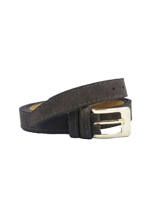 Leather Lab Leather Women's Belt Brown