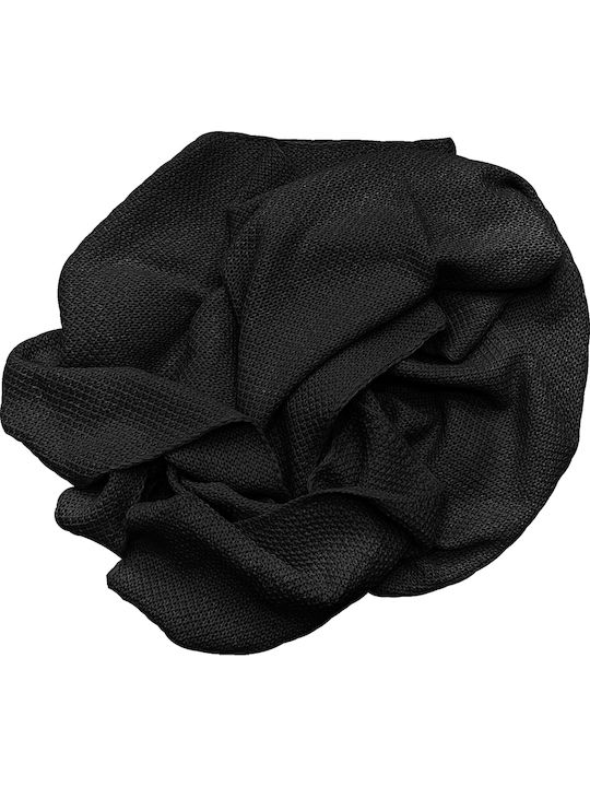 Men's Wool Scarf Black