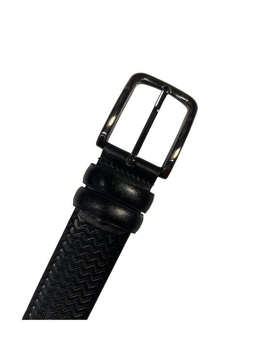 Men's Leather Belt Black