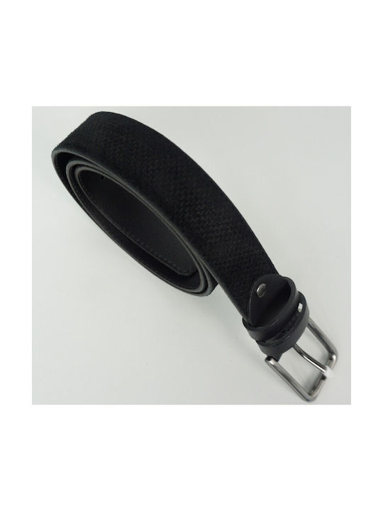 Men's Leather Belt Black