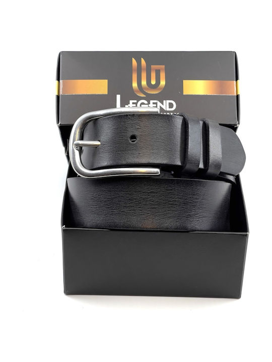 Men's Belt Leather Black