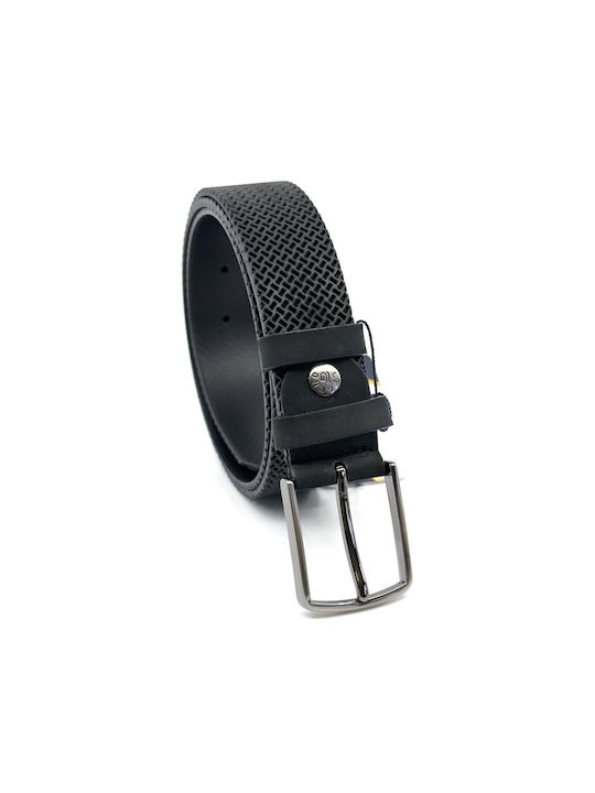 Legend Accessories Men's Leather Belt Black