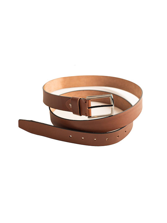 ByLeather Men's Leather Belt Brown