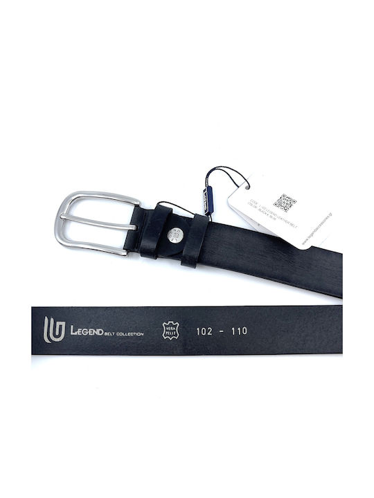 Men's Belt Leather Black
