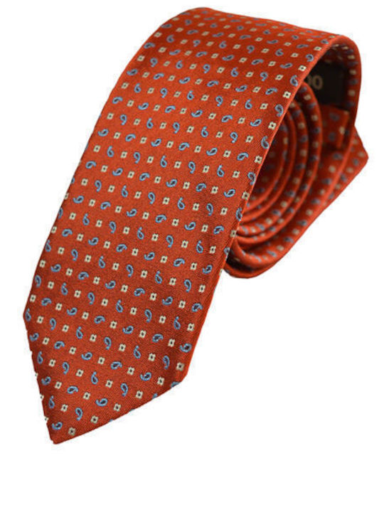 Silk Men's Tie Printed Red