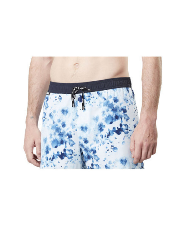 Picture Organic Clothing Picture Piau Boardshort 15 Ocean Herren Badebekleidung Shorts Hellblau mit Mustern