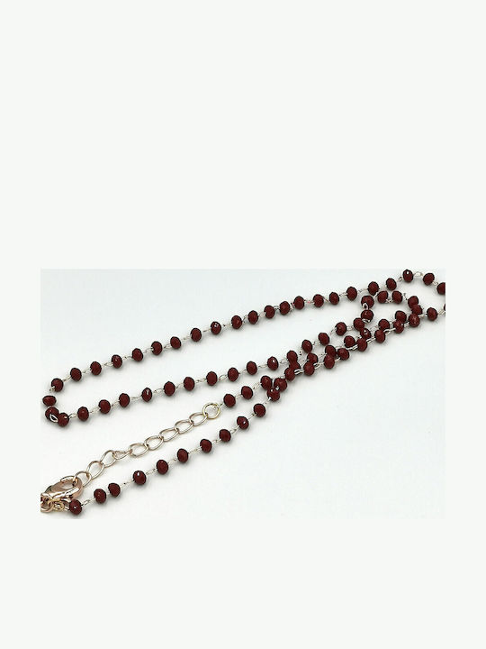 Fhs Jewlery Колиета Розариум от Златна Стомана