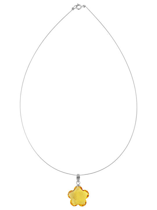 Margaritari Blauer Charm mit Steinen aus Vergoldetem Silber