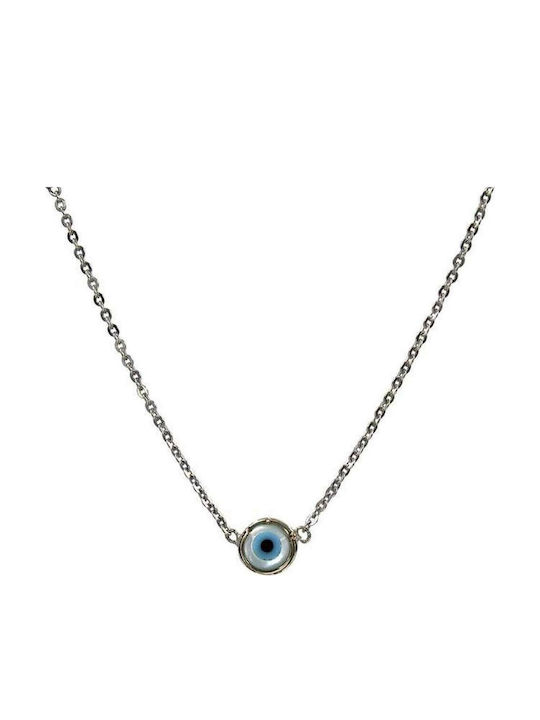 Roloi Kaliamanis Necklace Made of 14K White Gold Roloi Kaliamanis Necklace Made of 14K White Gold