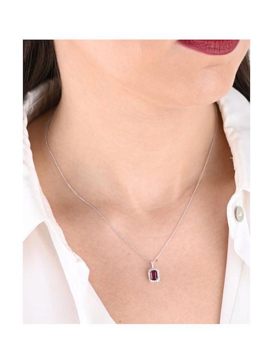 Savvidis Necklace from White Gold 18k