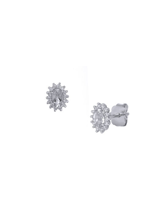 Earrings made of Platinum with Diamond