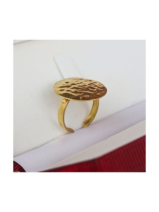 Women's Gold Plated Brass Ring