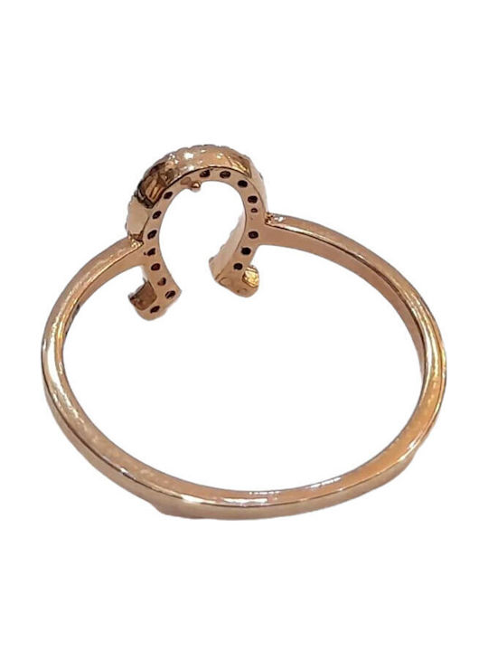 One Jewellery Дамски Пръстен с Камъни от Сребърен Позлатен